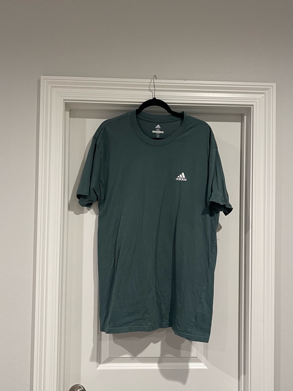 adidas Men's Short Sleeve Crew Tee in Teal